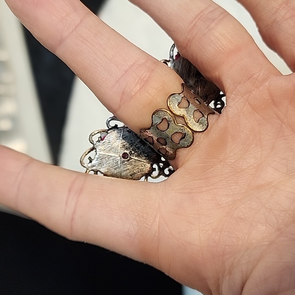 Butterfly Beaded rings - Picture 3 of 4